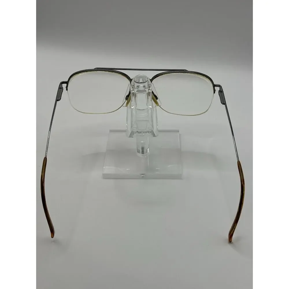 Vintage ZEISS HITEC 5670TT Eyeglasses Gunmetal 55-17-145 Frame Japan